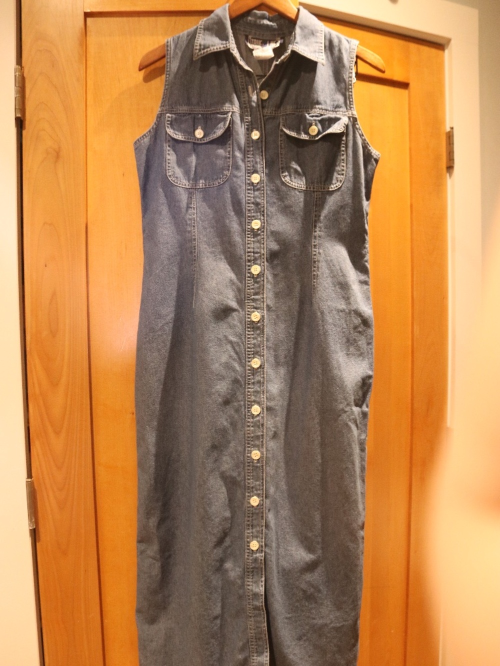 Vintage True Lue Midi Denim dress, size 11/12